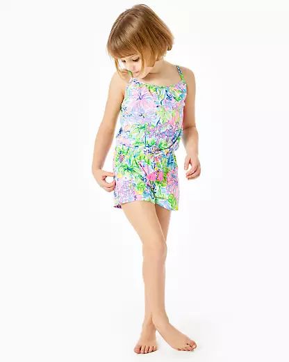 Girls Aleene Romper | Lilly Pulitzer