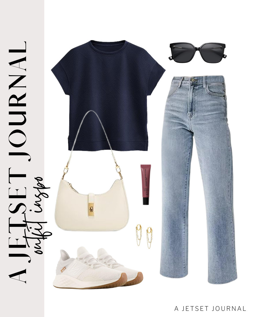 I’m loving this combination of cap-sleeve top and jeans from KDF. The outfit goes well with New Balance’s running shoes and a shoulder bag. Trendy sunnies from SOJOS and e.l.f. Lip balm are a wonderful way to finish the fit.


#LTKSeasonal #LTKSaleAlert #LTKTravel 

 