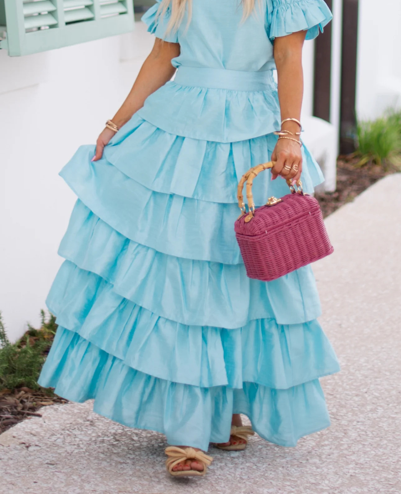 Dorothy skirt in robin’s egg blue | Elizabeth Wilson Designs