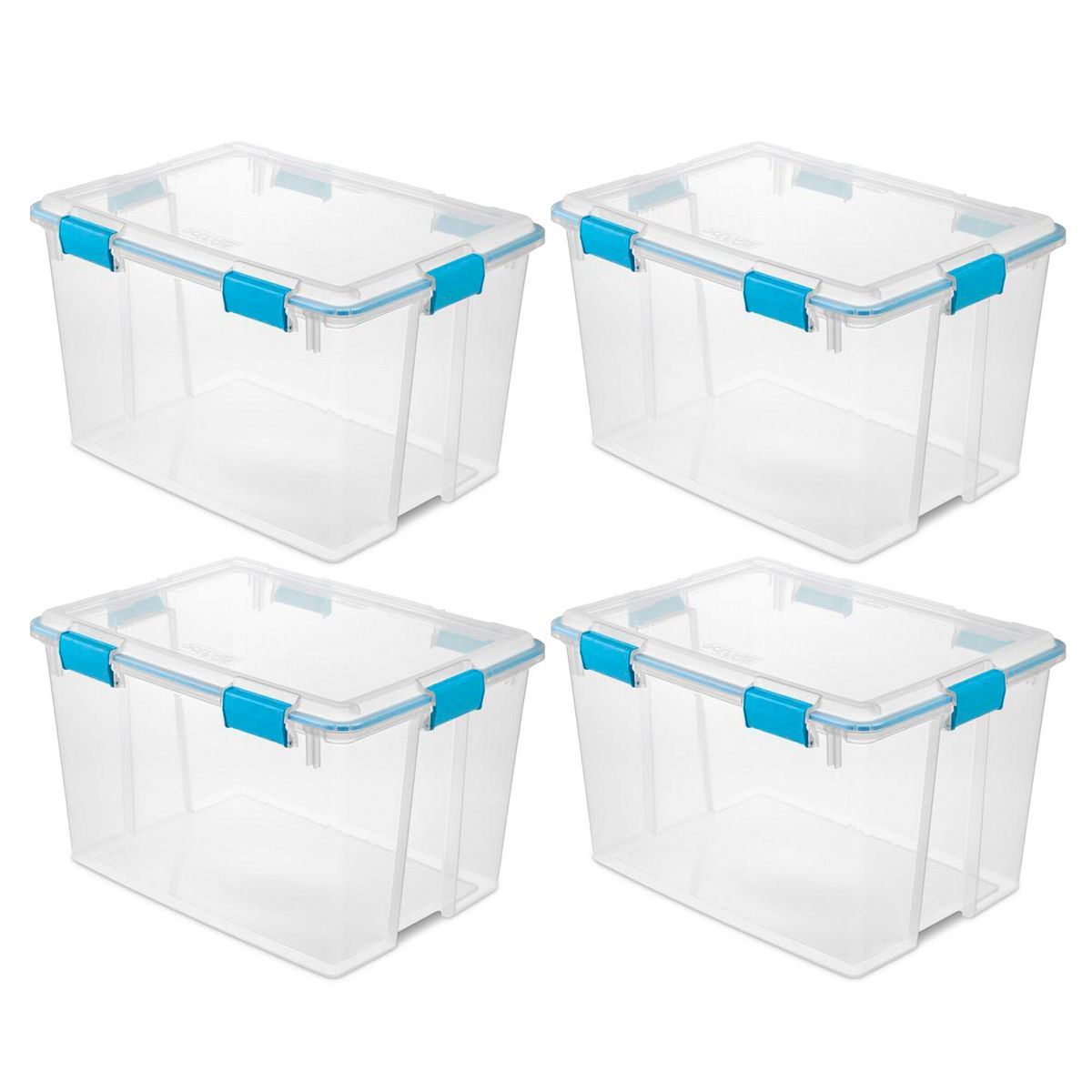Sterilite 80 Qt Gasket Box, Stackable Storage Bin with Latching Lid and Tight Seal, Plastic Conta... | Target