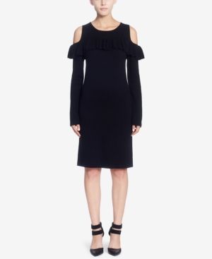 Catherine Catherine Malandrino Brigid Cold-Shoulder Sweater Dress | Macys (US)