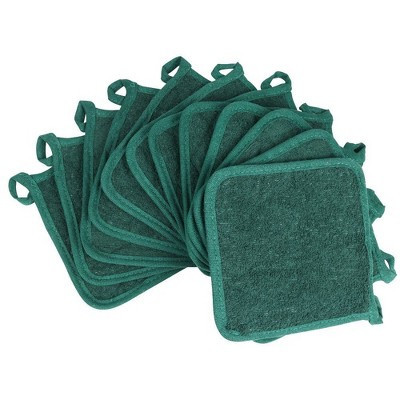 Arkwright Home Kitchen Potholders (12 Pack) - 7x7 - Green | Target