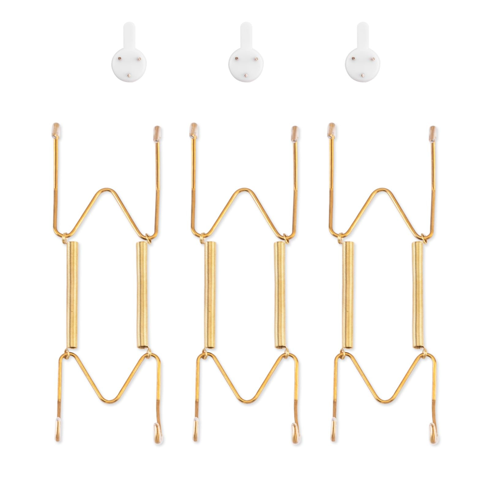Bilillo 3 Pack Plate Hangers for The Wall, Suitable for 6-8 inch Art Plate, Stainless Steel Invis... | Amazon (US)