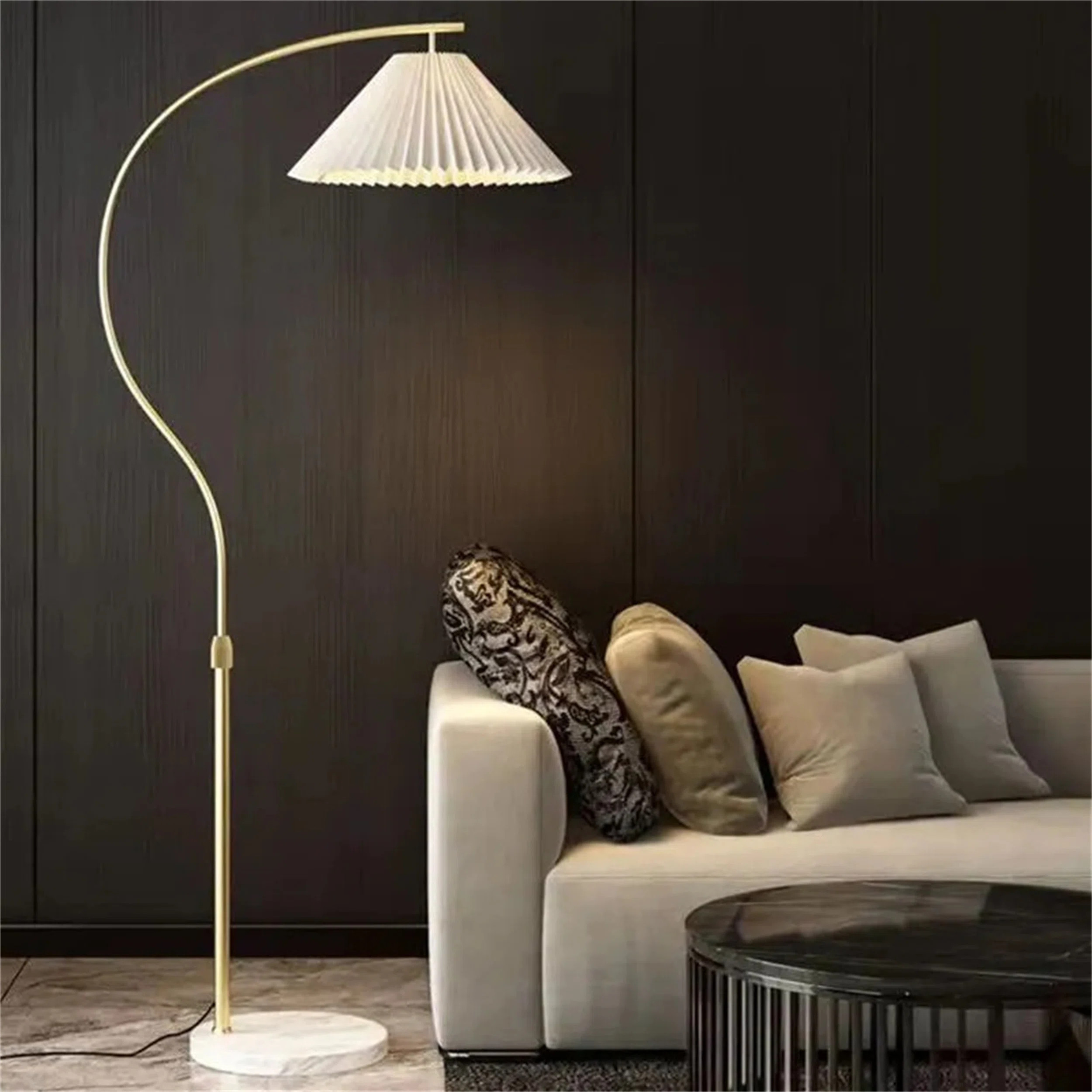 Tesfa 63'' Arched Floor Lamp | Wayfair North America
