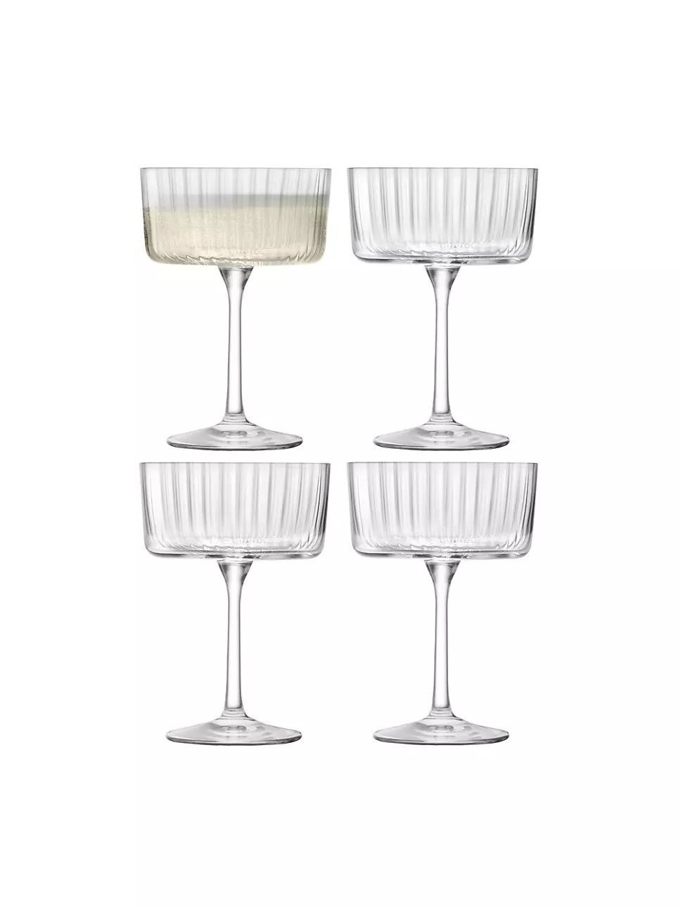 Gio Line 4-Piece Champagne/Cocktail Glasses Set | Saks Fifth Avenue