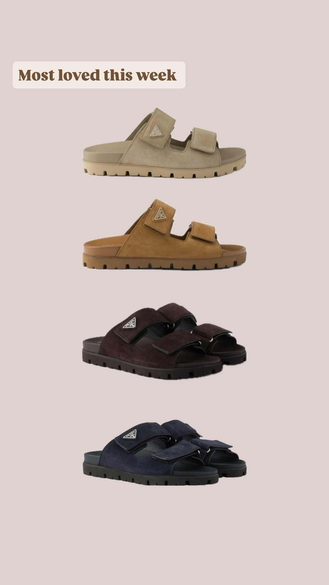 Prada sandals
Trending
Most loved this week

#LTKsummer