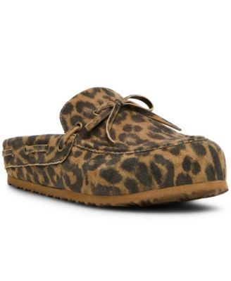 Madden Girl Women's Paisley Moc Toe Footbed Mules Clogs - Latte | Macy's