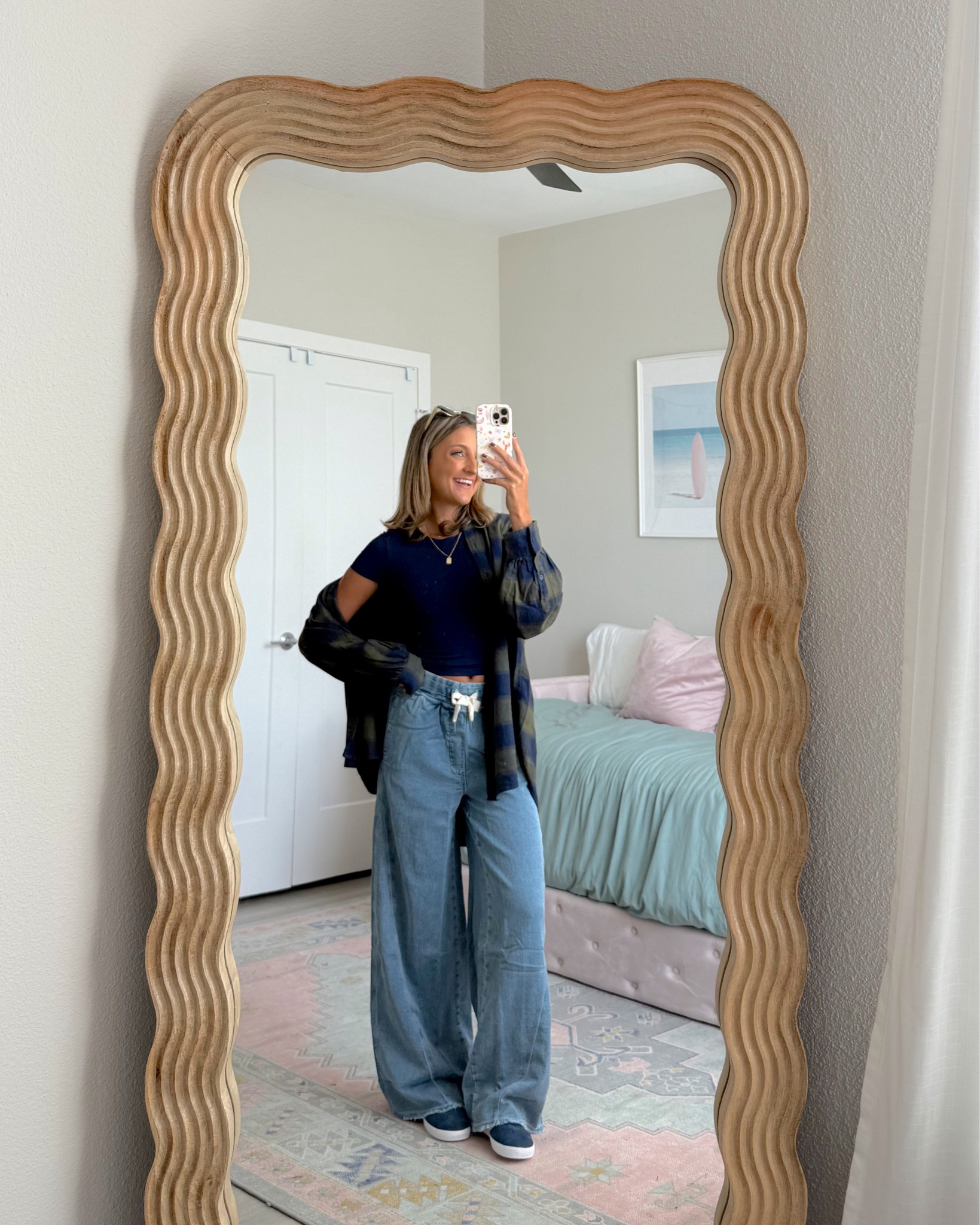 cute new fall outfits featuring aerie new arrivals🧸🍁 wearing a size XS in these jeans 

#LTKSaleAlert #LTKFindsUnder100