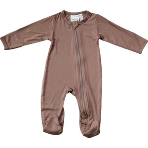 Mebie Baby Plum Bamboo Zipper Gender Neutral | Mebie Baby