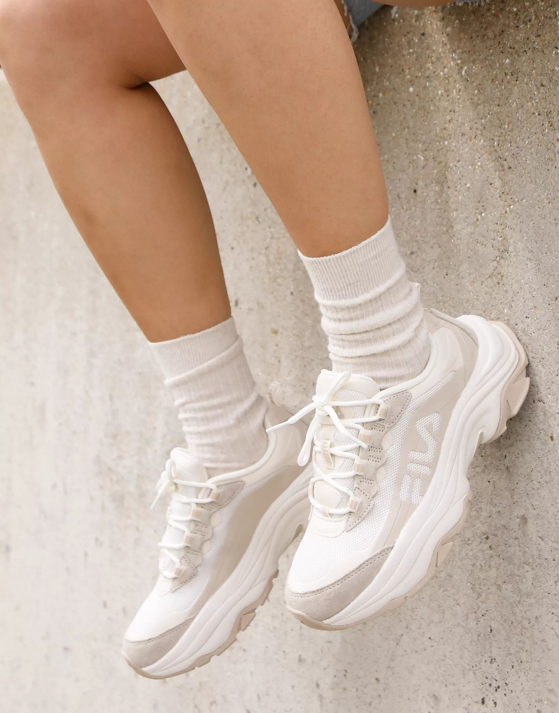 Fila - Alpha Ray Linear - Baskets - Blanc cassé | ASOS (Global)