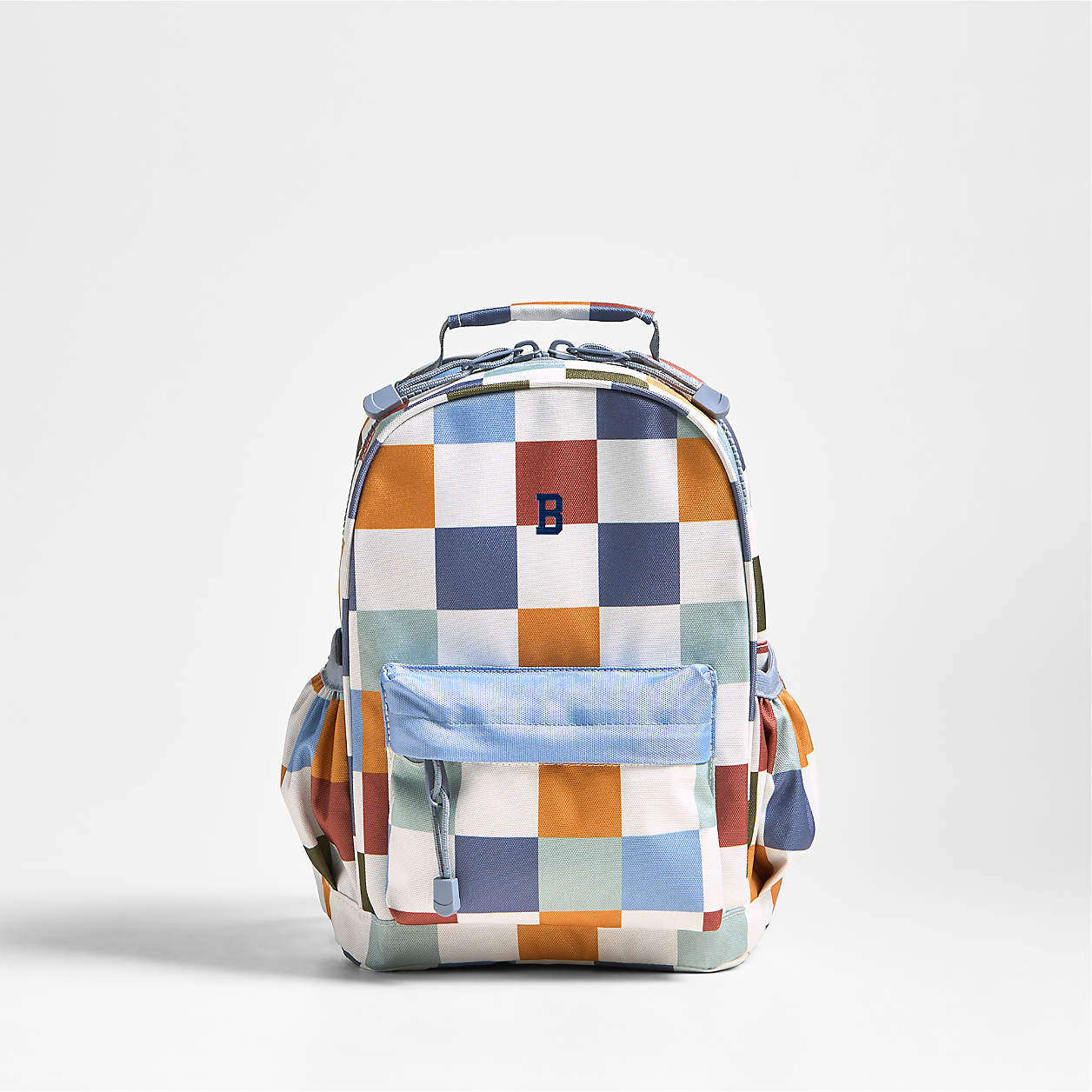 Retro Hopscotch Medium Kids Backpack with Side Pockets + Reviews | Crate & Kids | Crate & Barrel