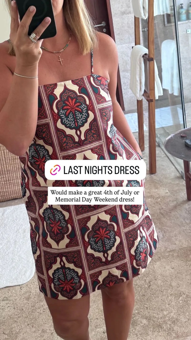 Vacation mini dress with spaghetti straps. Perfect for all the summer holidays 

 #LTKSeasonal