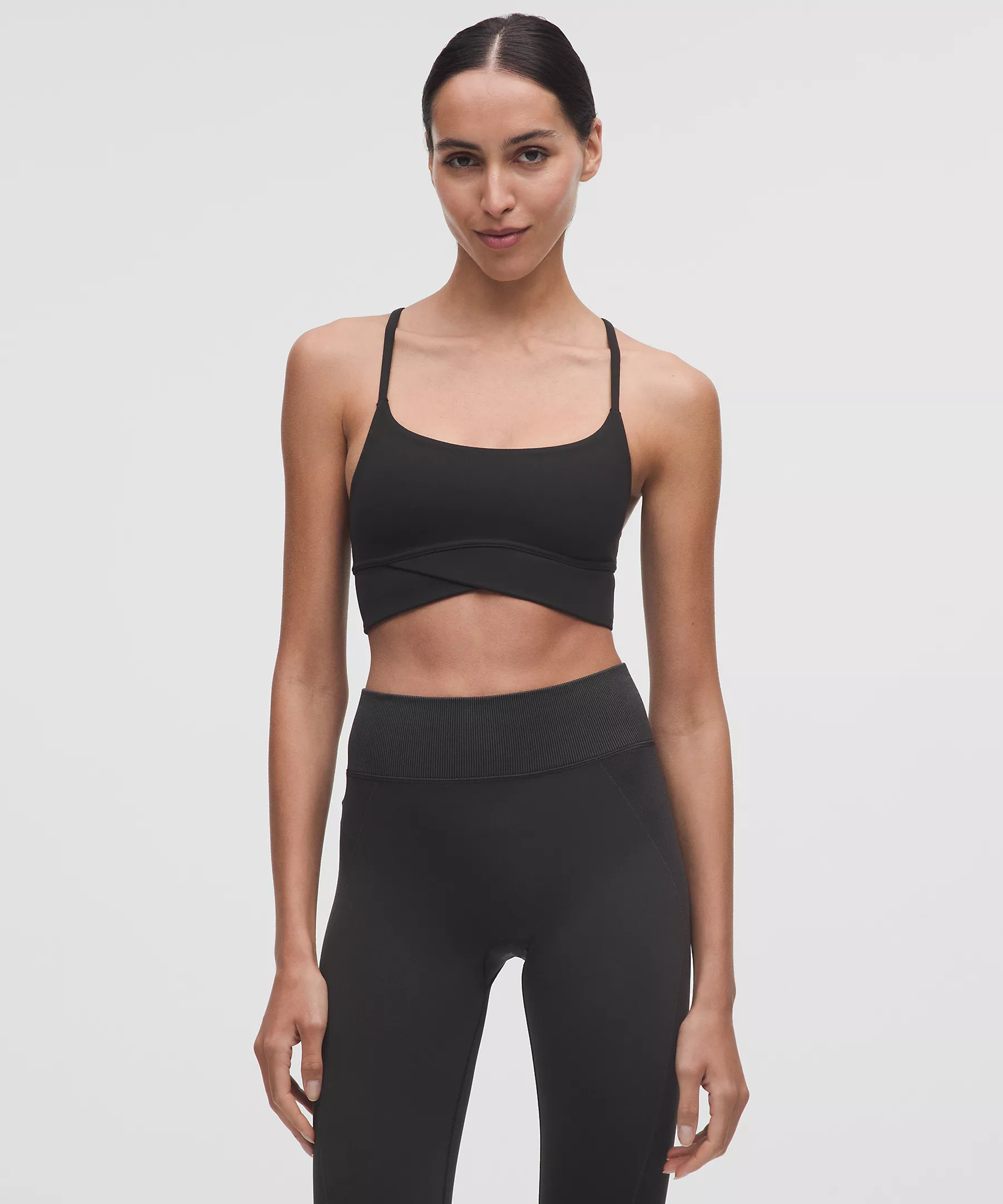 Wunder Train Strappy Wrapped Bra | Lululemon (US)