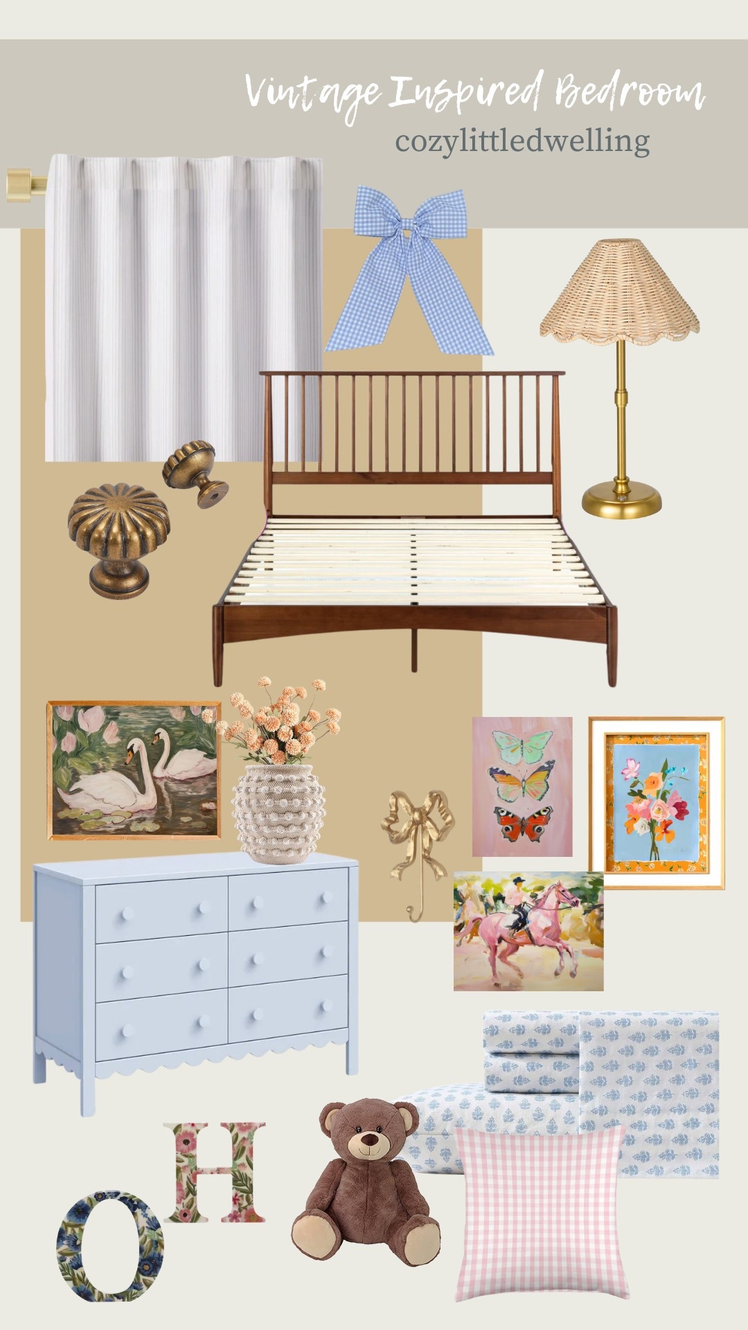 Vintage-Inspired Little Girl’s Bedroom 🎀

#LTKFindsUnder100 #LTKStyleTip #LTKHome