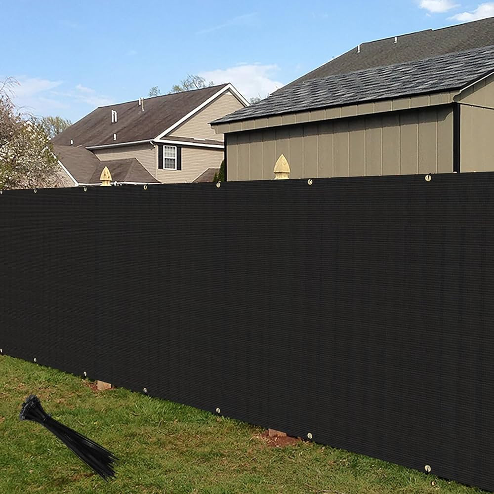 4'x25' Privacy Fence Screen Windscreen with Copper Grommets, Fit for Commercial Fence and Residen... | Amazon (US)