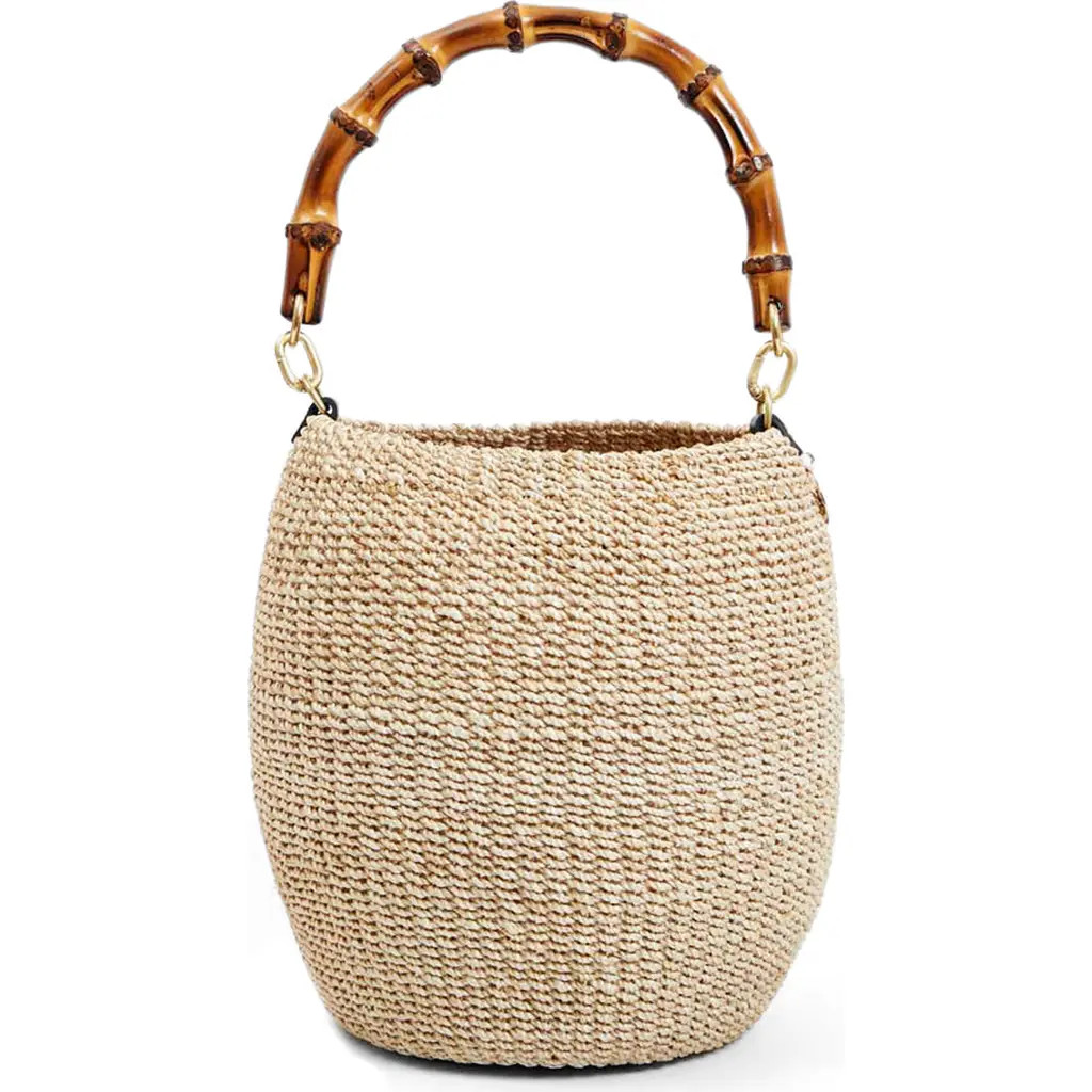 Clare V. Pot de Miel Top Handle Bag in Cream at Nordstrom | Nordstrom