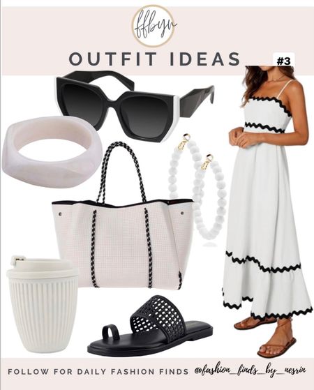 Amazon outfit idea 
Dress
White dress
Sunglasses handbag
Sandals 

#LTKU #LTKStyleTip #LTKSeasonal