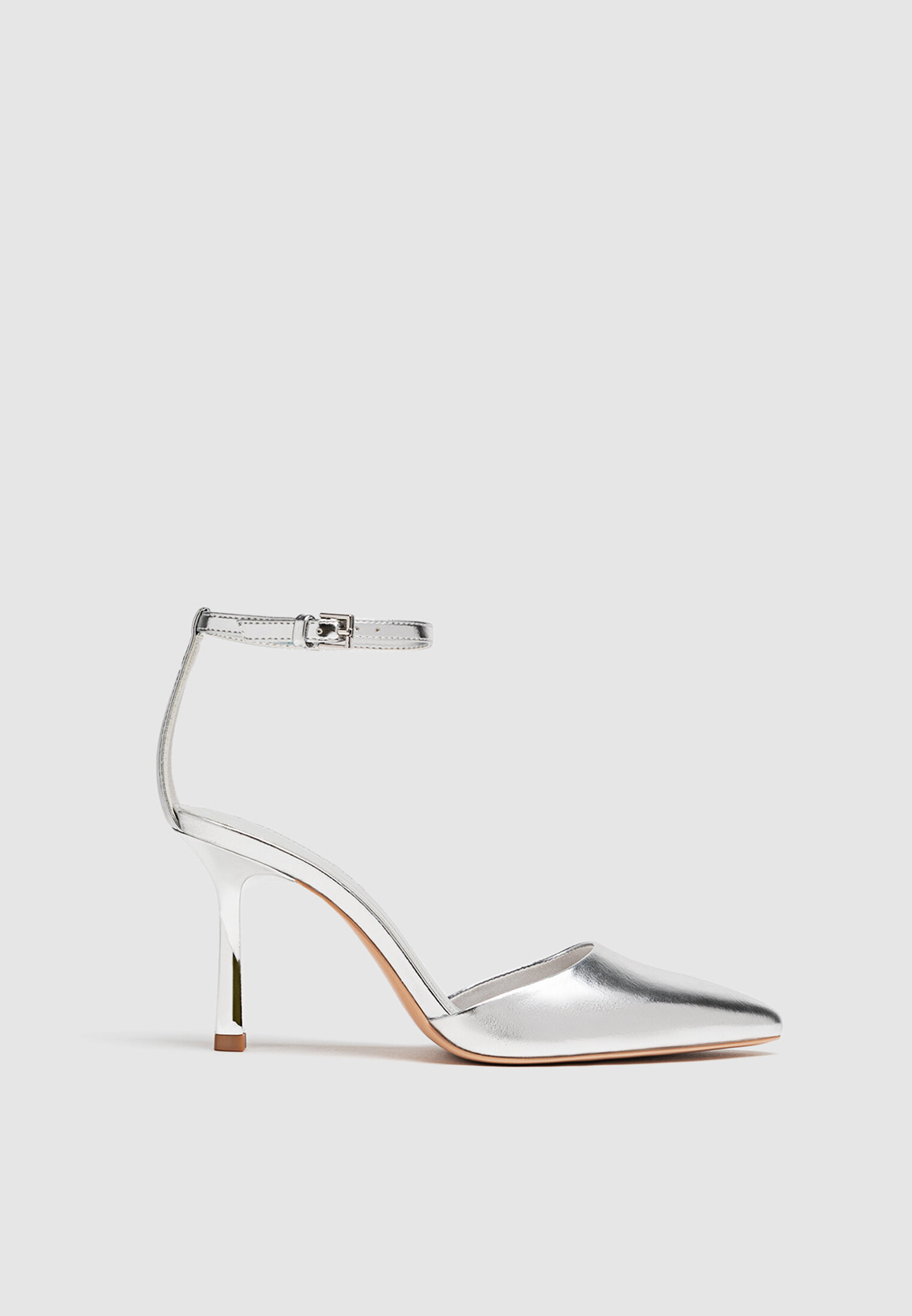 High-heel shoes with ankle straps - Women's fashion | Stradivarius United Kingdom | Stradivarius (UK)