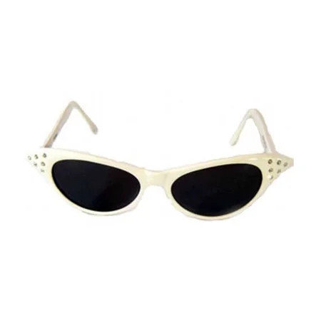 White Cat Eye Sunglasses Wendy Peffercorn Sandlot 50s Movie Grease Sandy Frenchy | Walmart (US)