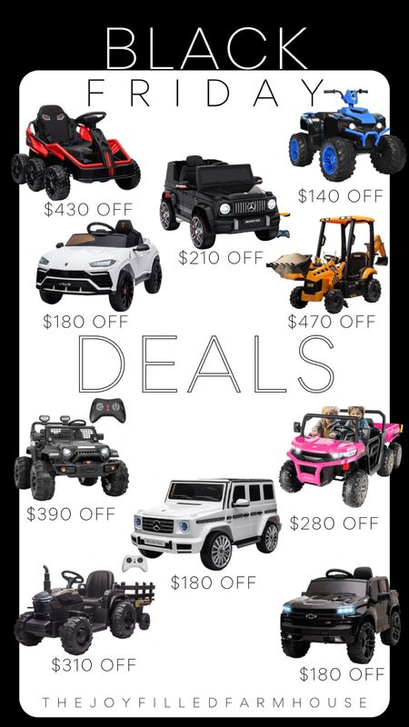 Black Friday deals on kids ride on toys is happening at Walmart

Early Black Friday deals
Kids gift guide
Kids Christmas gifts
Ride on toys for kids 

#LTKHolidaySale #LTKHoliday #LTKkids