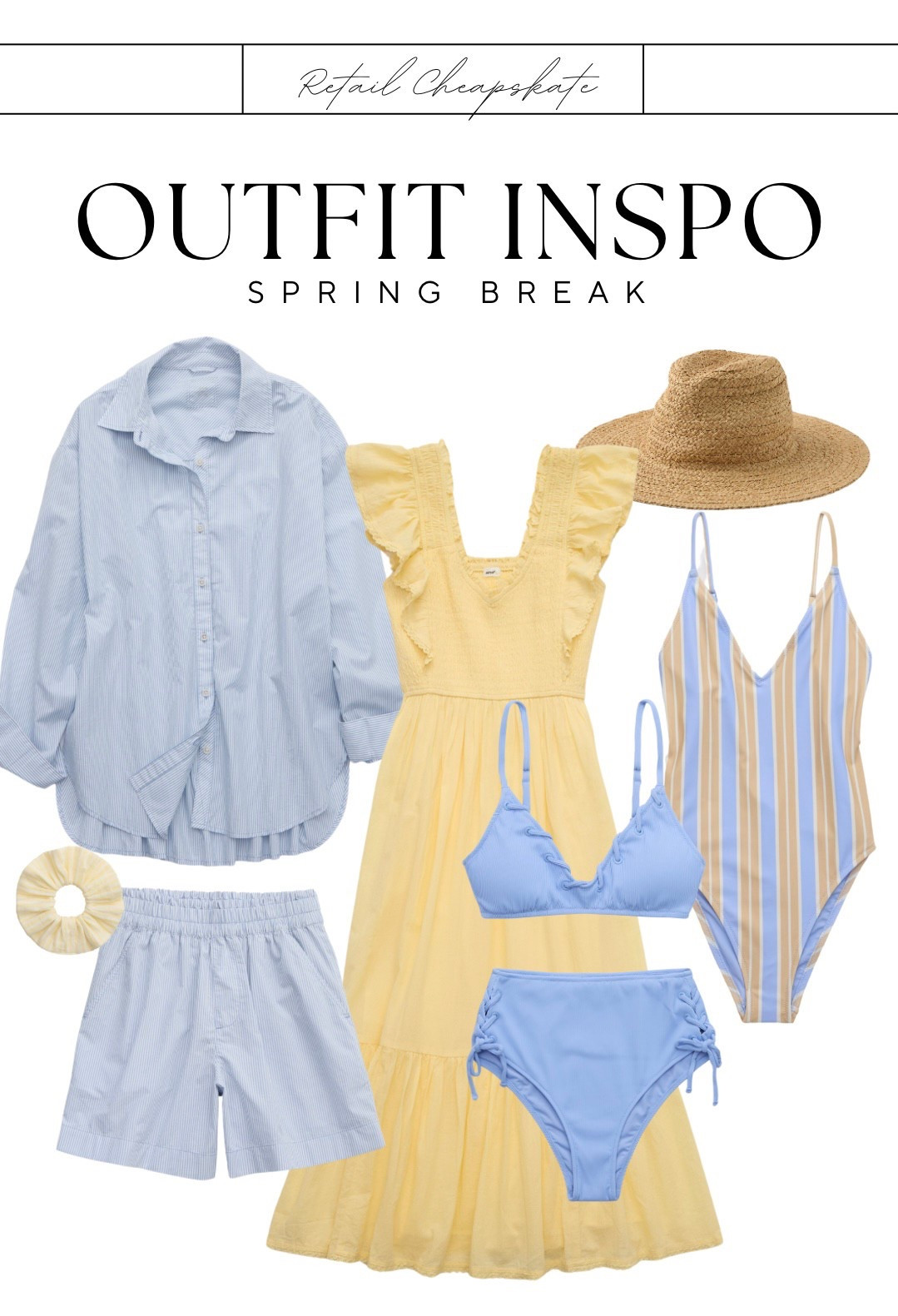 Spring break outfit inspo! Everything is on sale, plus take an extra 20% off with code: SPRINGLTK20

#LTKSwim #LTKSpringSale #LTKStyleTip