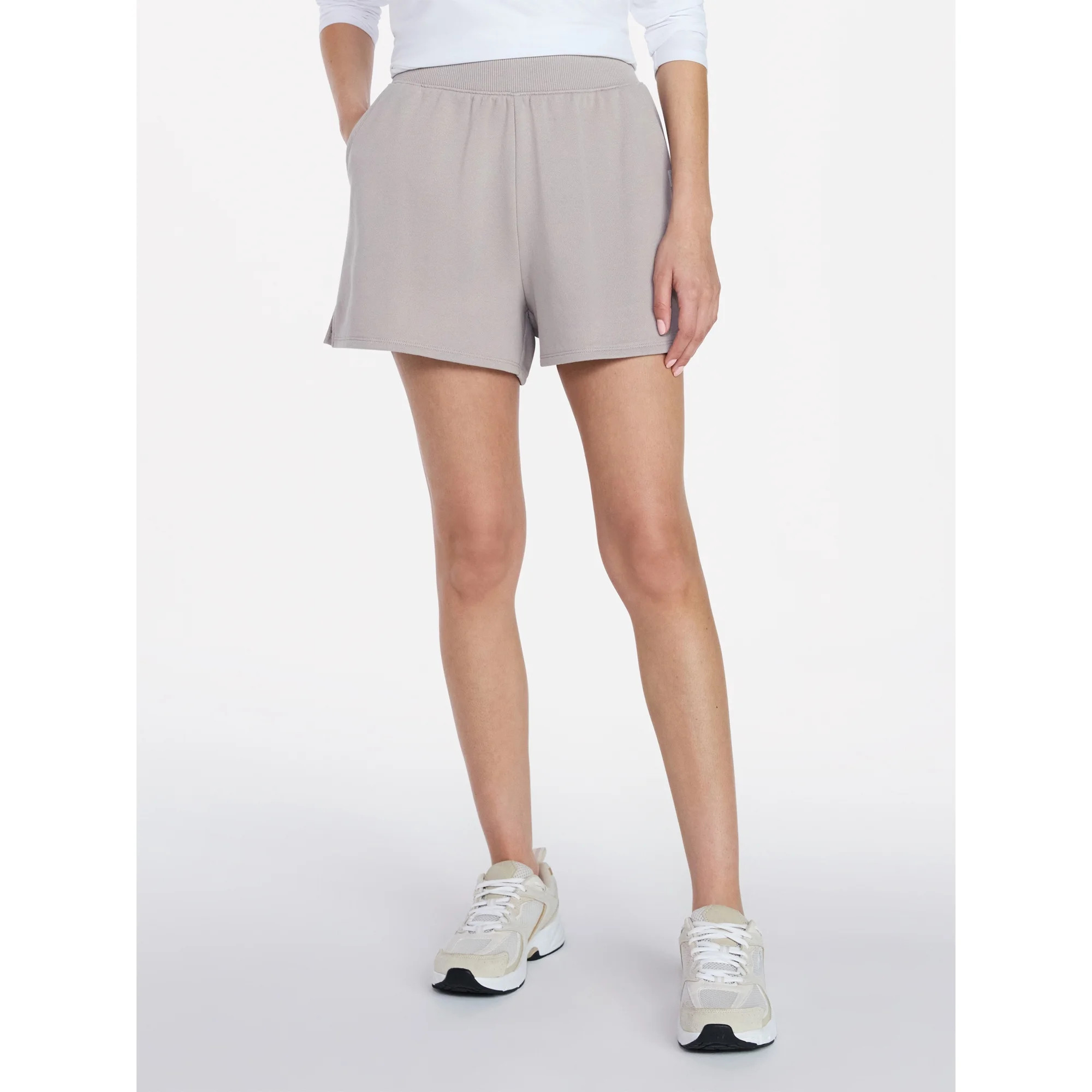 Athletic Works Women's French Terry Shorts, 3" Inseam, Sizes XS-XXXL - Walmart.com | Walmart (US)