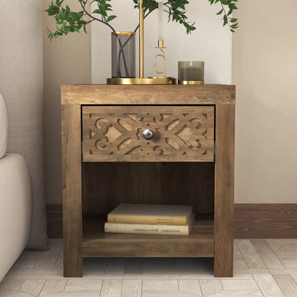 Lukas 1 Drawer Nightstand | Wayfair North America