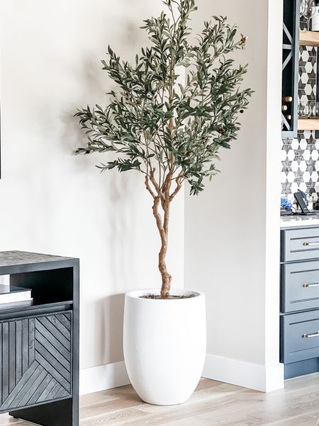 Sale alert. Amazon faux olive tree and planter. 

#LTKunder100 #LTKhome #LTKSale