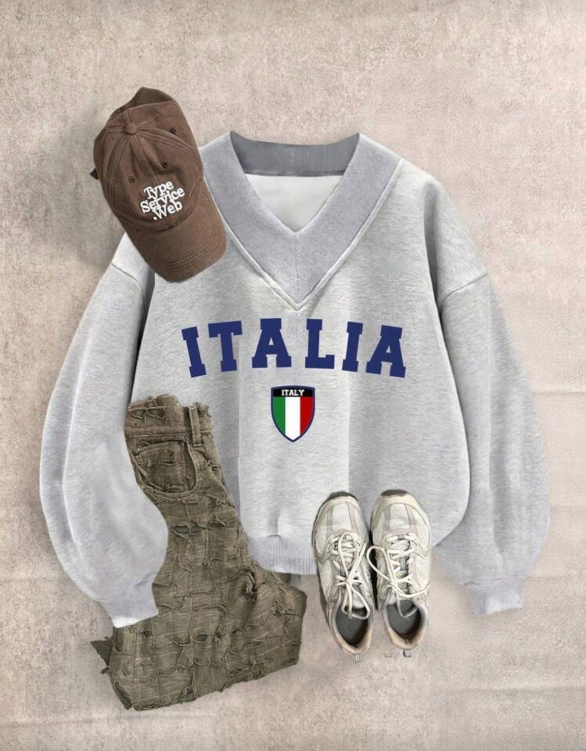 Italia V neck 🇮🇹