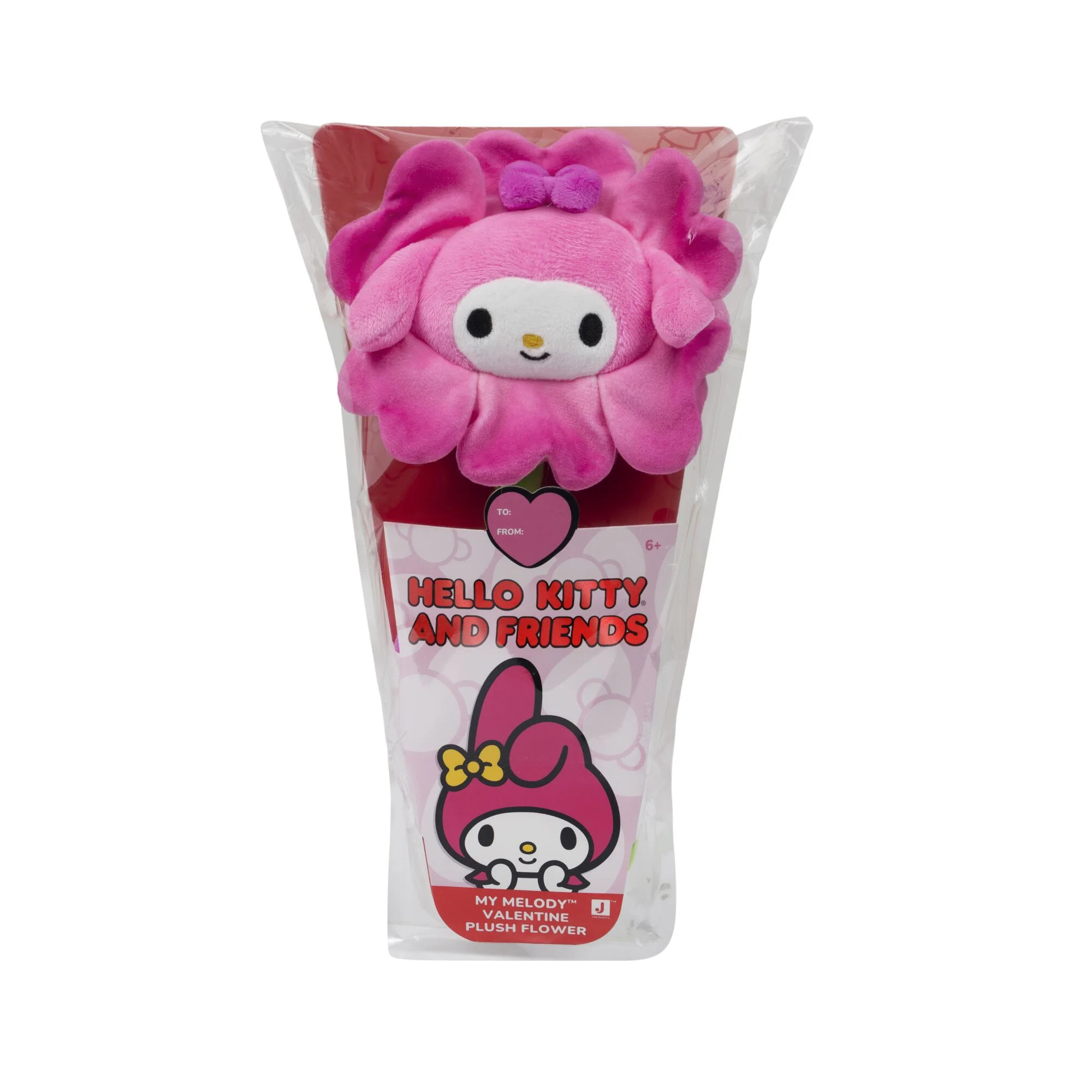 Hello Kitty® and Friends 14-inch Plush Flower - My Melody™ Ombre Pink with Bendable Stems | Walmart (US)