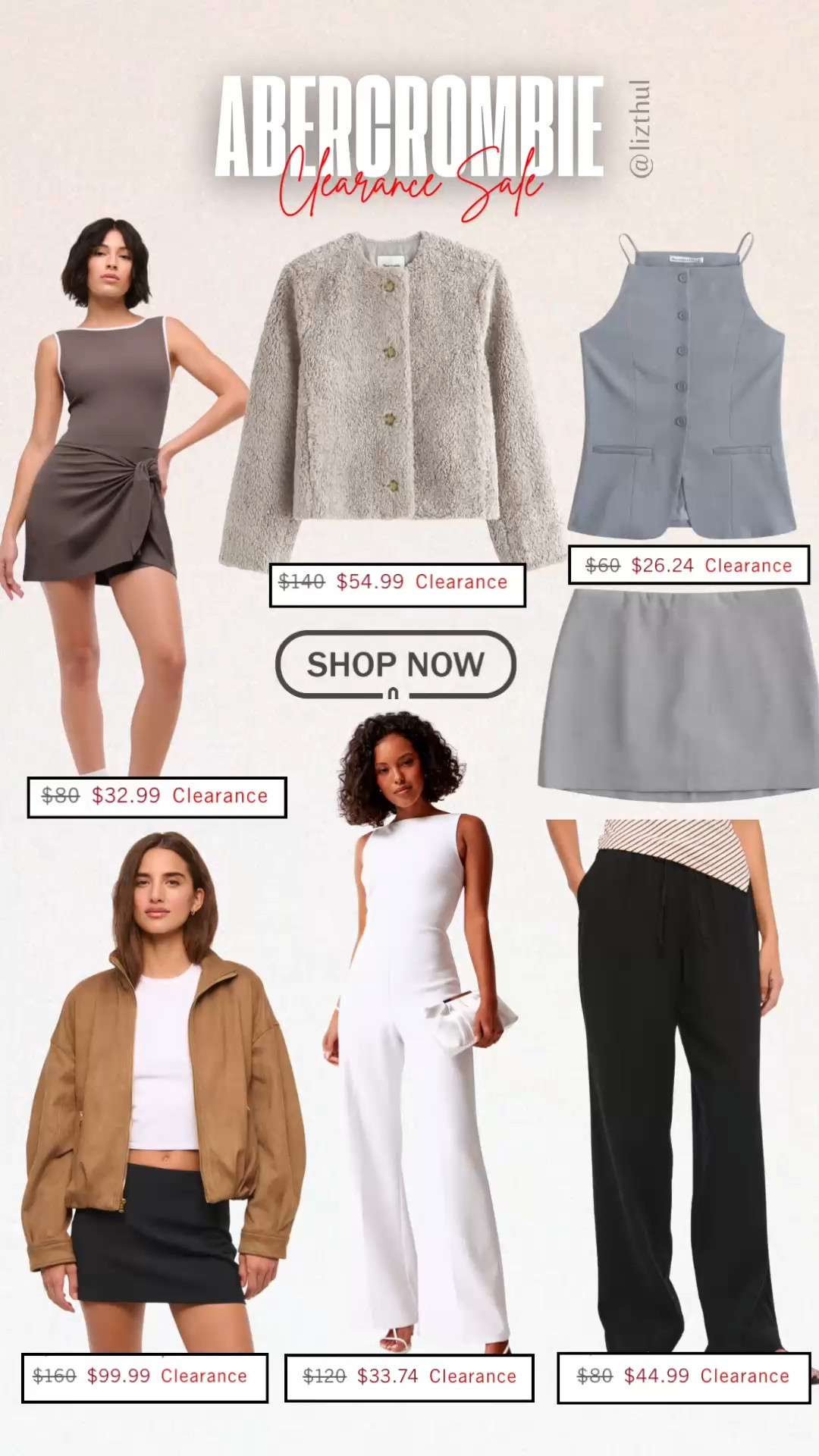 Abercrombie is having a Sale up to 60% off all Clearance items! 🚨 These items are in stock and in my cart! It’s a mix of clothes you could use on Vacation or end of Summer and transitional pieces in this Fall and Winter! 

#LTKSaleAlert #LTKFallSale #LTKMidsize