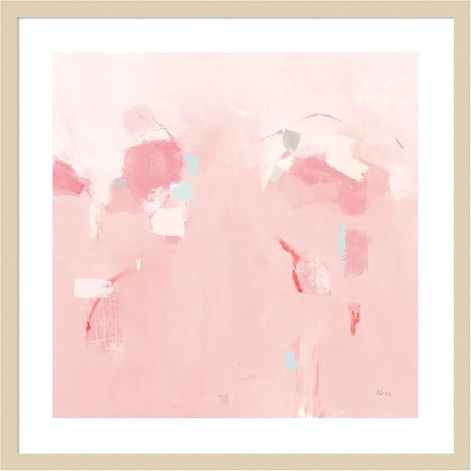 Amanti Art Framed Wall Art Print (25x25) Splash Pink by Phyllis Adams Framed Poster for Wall Deco... | Amazon (US)