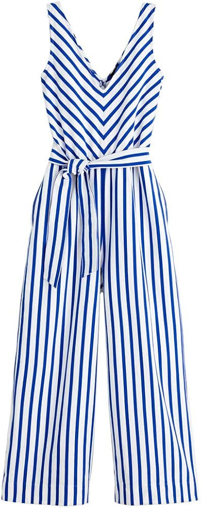 J.Crew Women's Knit Stripe Jumpsuit | Amazon (US)
