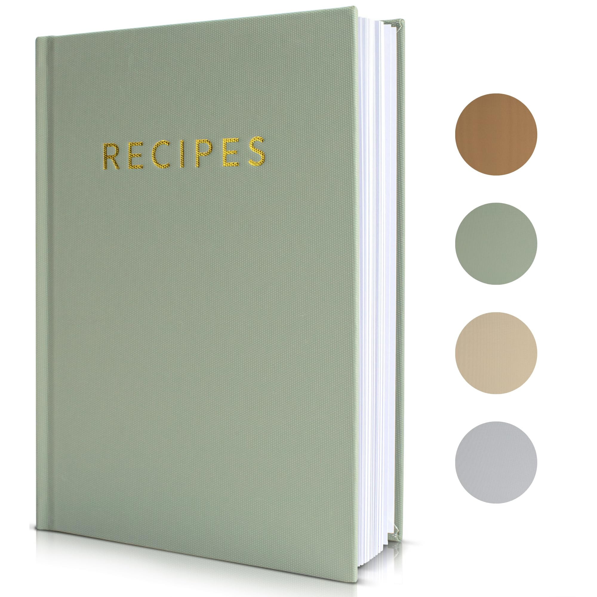 Aesthetic Blank Recipe Book with Waterproof Cover - The Perfect Recipe Notebook To Write In Your ... | Amazon (US)