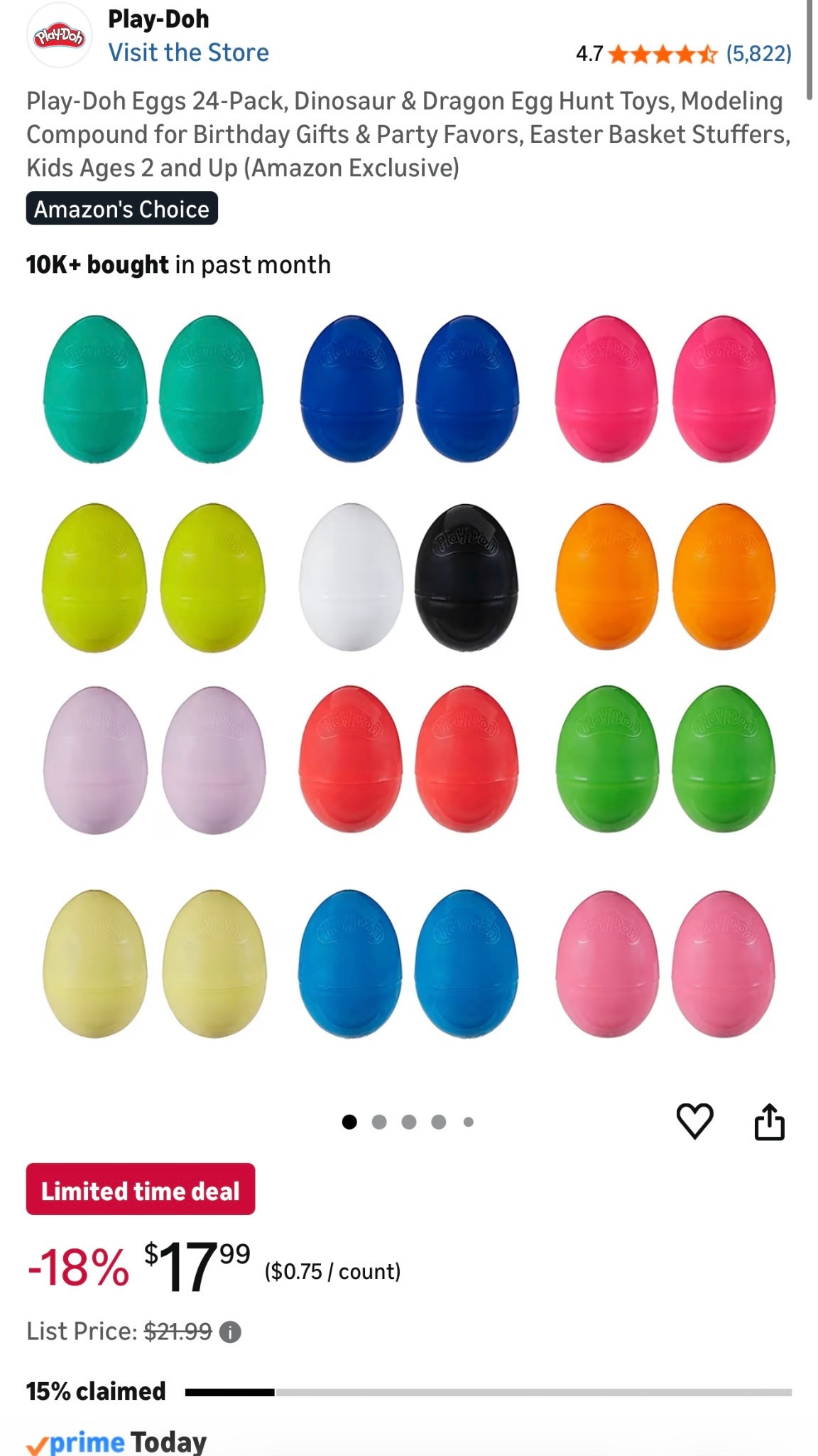 Choosing Easy where I can this season 🤪
Pre-k Easter egg hunt ✔️
 24 playdough eggs for $17!