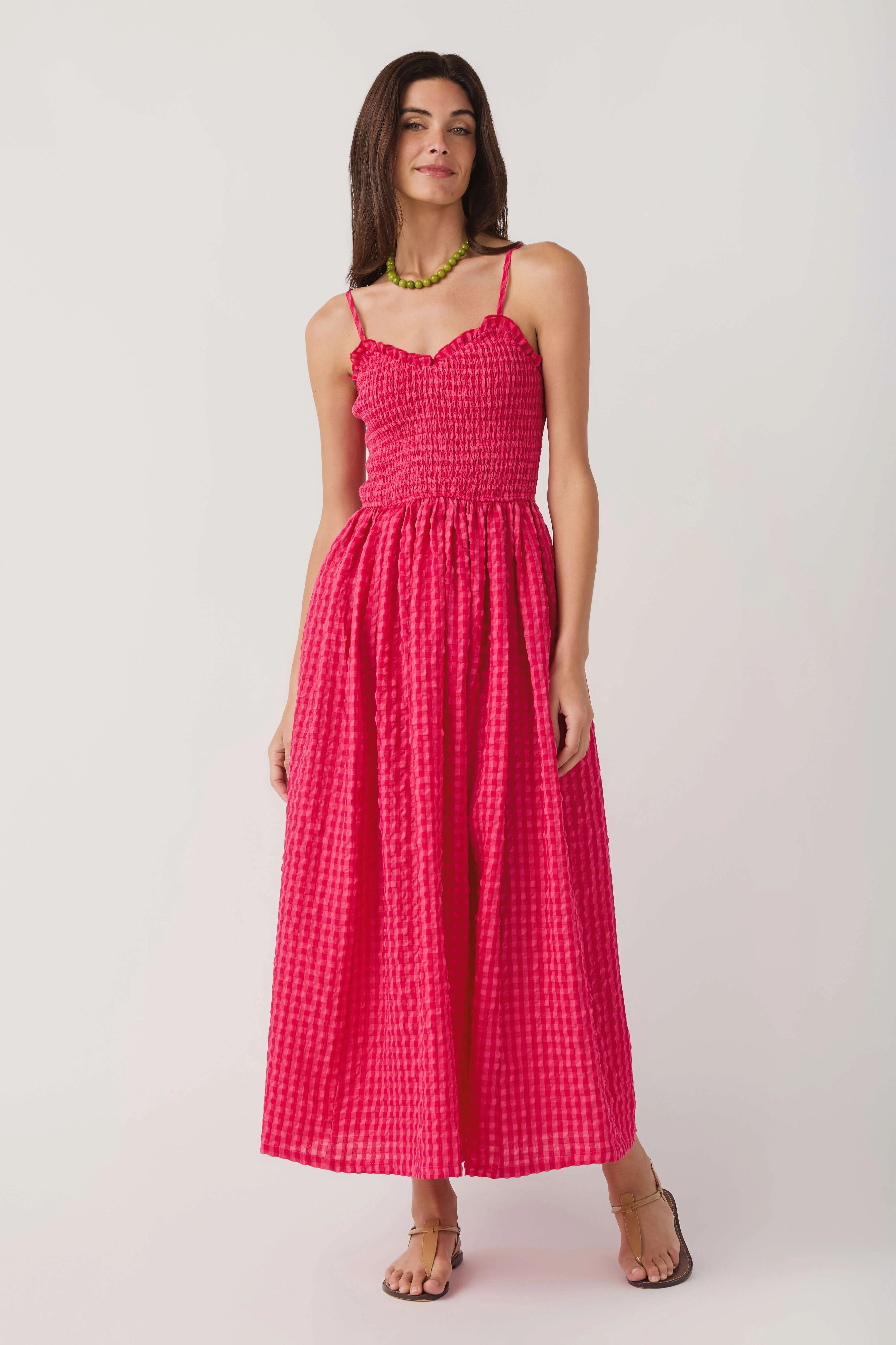 Miou Muse Gingham Dress | Social Threads