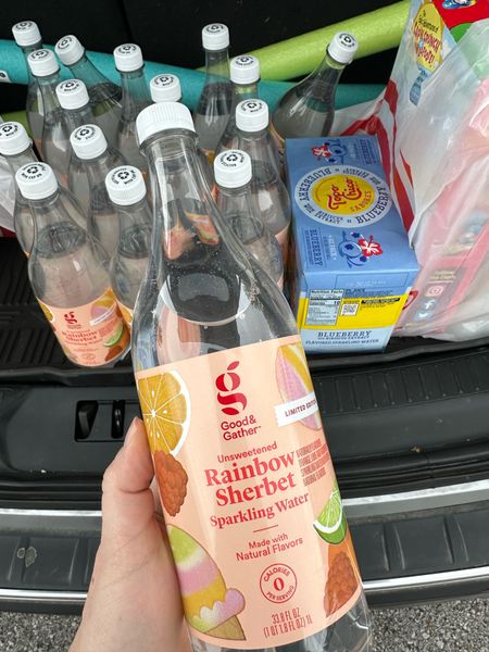 Rainbow sherbet sparkling water at target is AMAZING! trying the blueberry topo Chico too. Came highly recommended from you

#LTKSeasonal