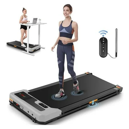 Walking Pad 3 in 1 Under Desk Treadmill, 2.5HP Quiet Portable Treadmill, 300lbs Capacity, Walking Jogging Machine with LED Display for Home Office | Walmart (US)