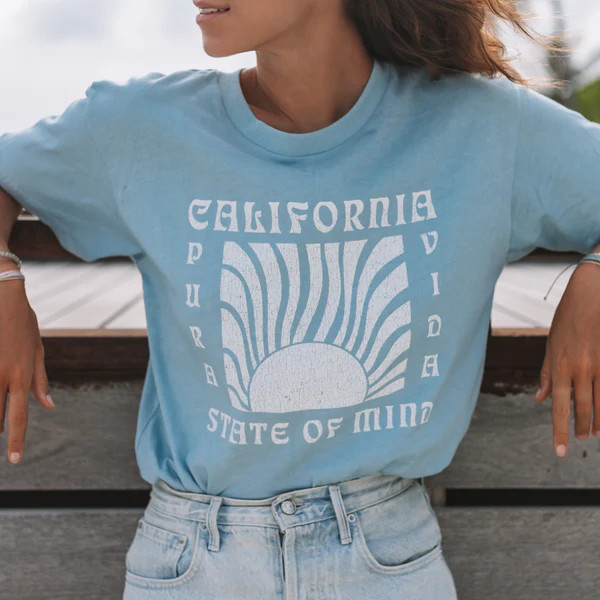 California State of Mind Tee | Pura Vida Bracelets
