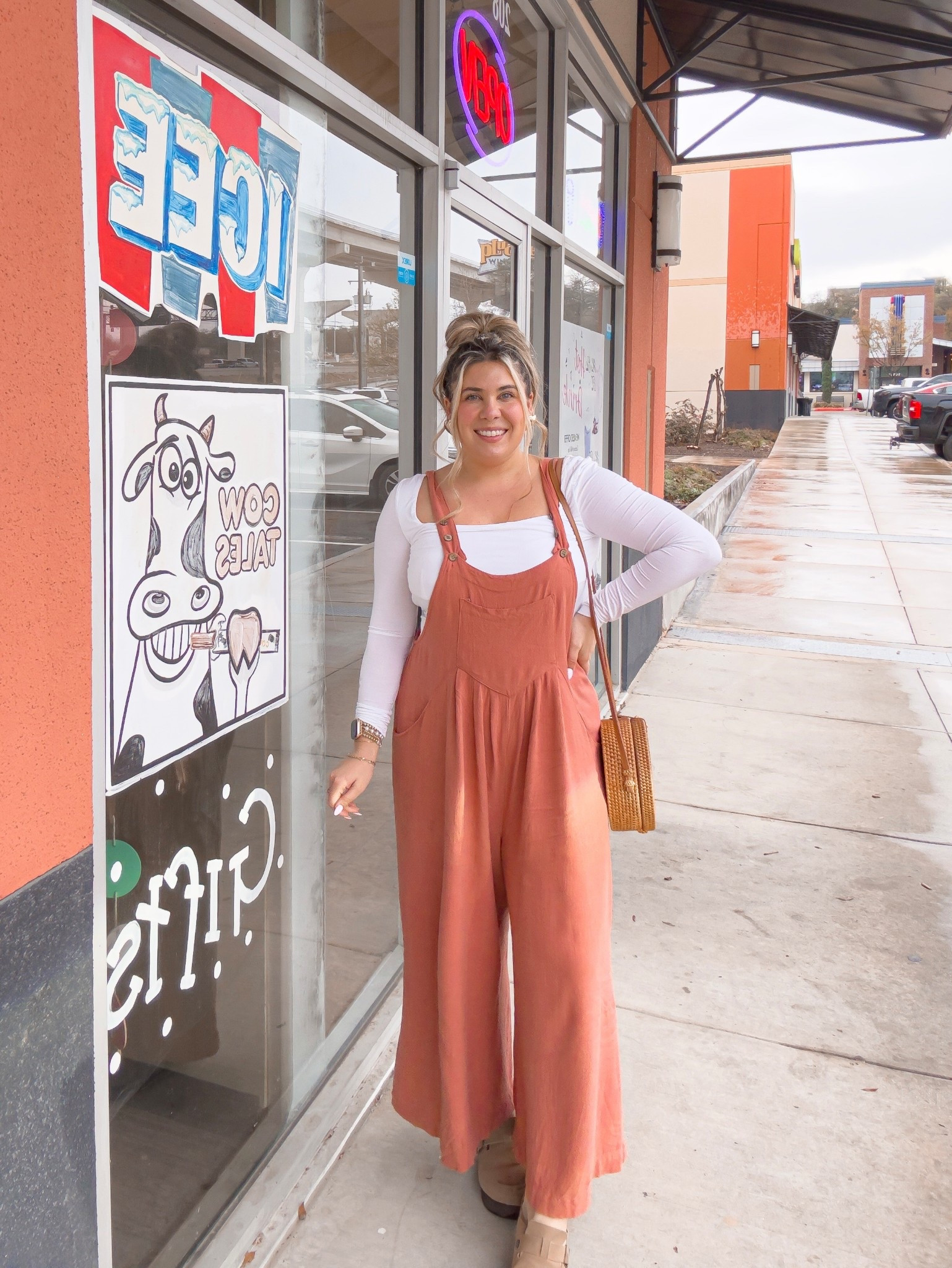 Sized up to a large in this jumpsuit for a more oversized look. Long sleeve shirt in size M is also amazon. 

#LTKgrwm #LTKSpringSale #LTKdayinmylife