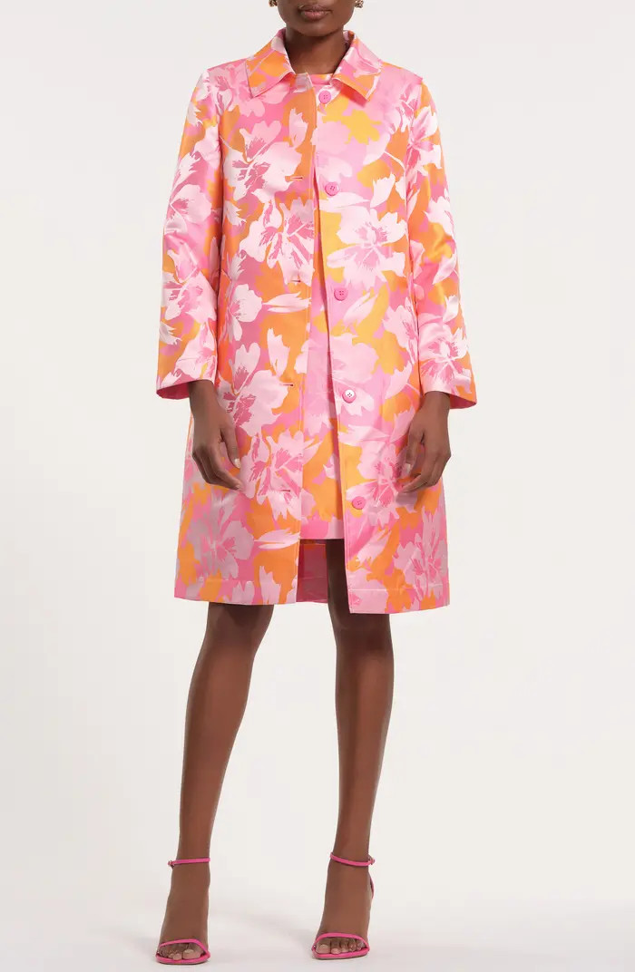Floral Satin Brocade Jacket | Nordstrom