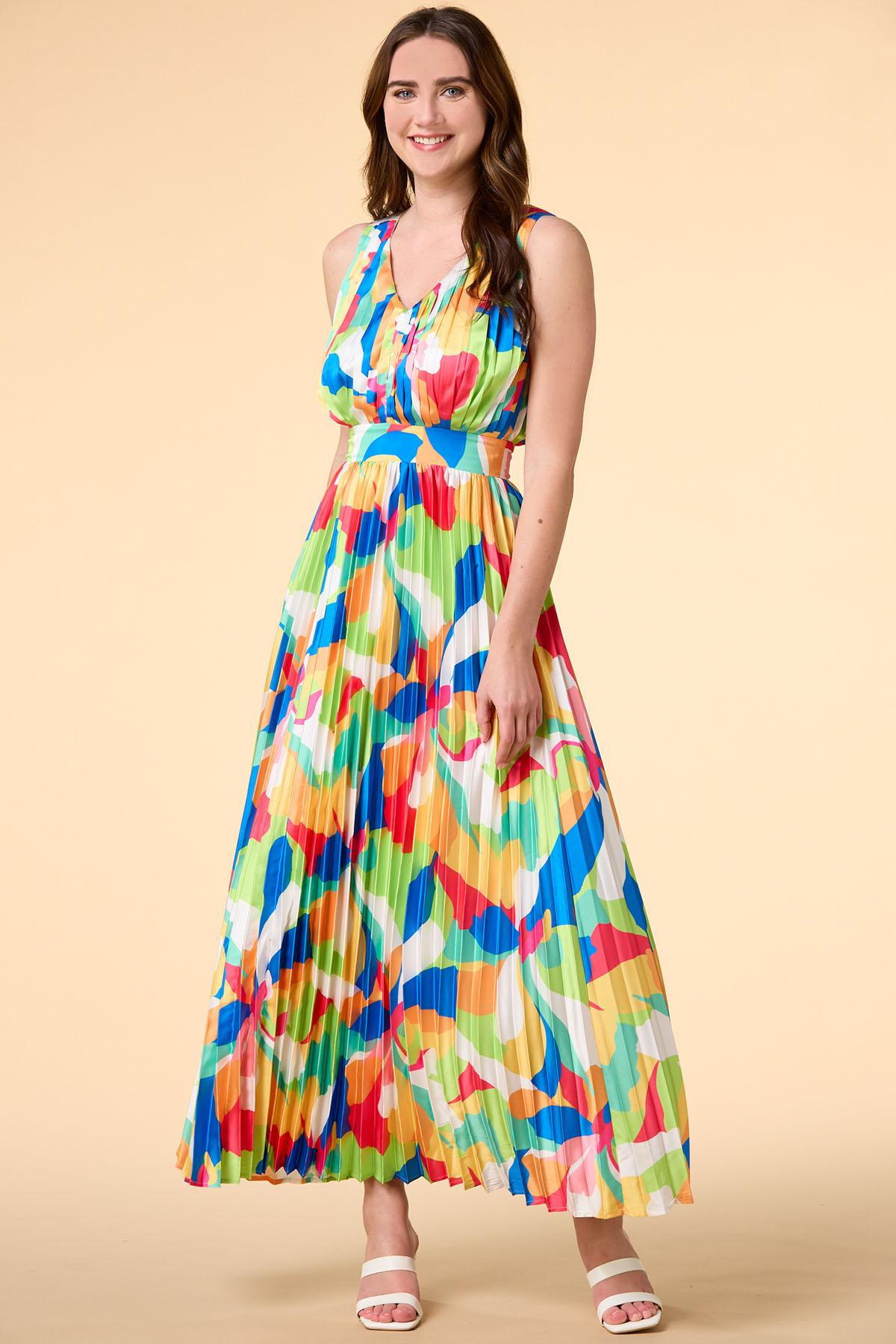 surreal world maxi dress | Versona