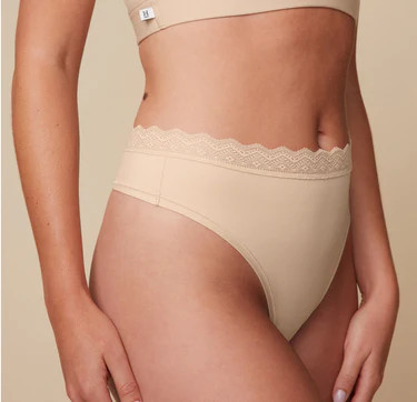 Bliss Lace Highwaist Thong | Harper Wilde