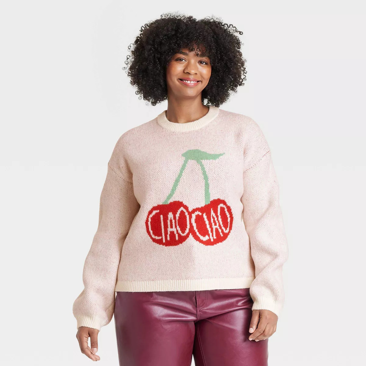 Women's Holiday Crewneck Pullover Sweater - A New Day™ | Target