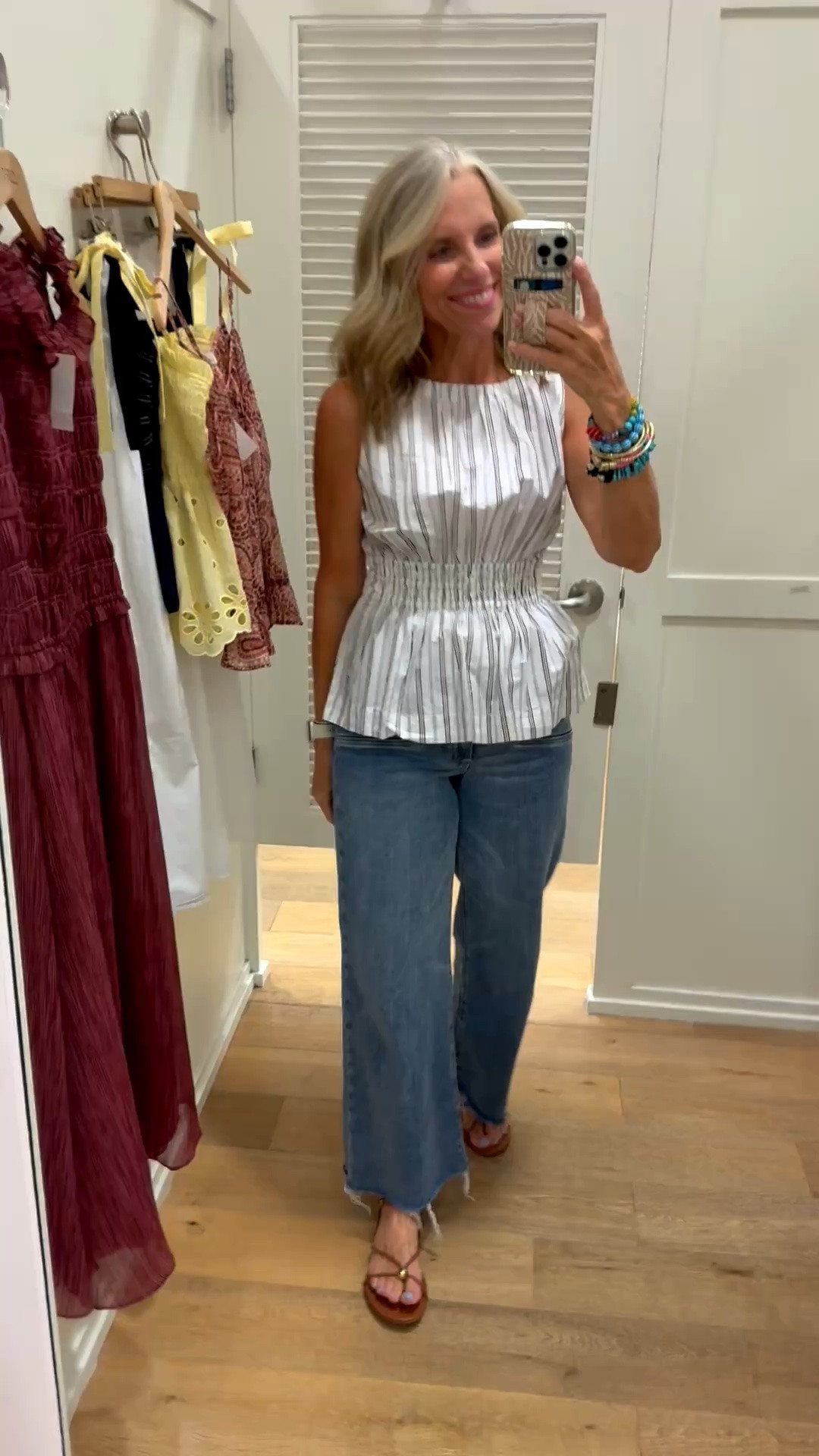 Cute summer styles. XS top and 27 jeans.

#LTKdayinmylife #LTKgrwm #LTKootd