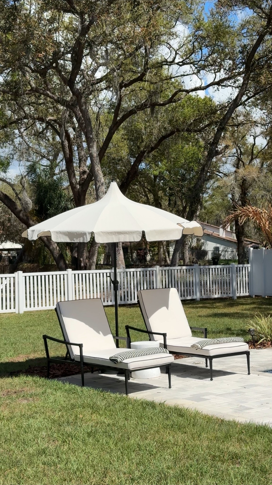 Love my little setup! These chairs come as a pair, you can’t beat the price! 