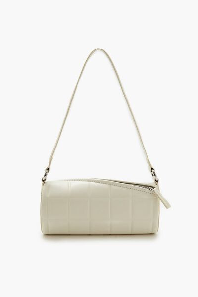 Quilted Faux Leather Barrel Bag | Forever 21