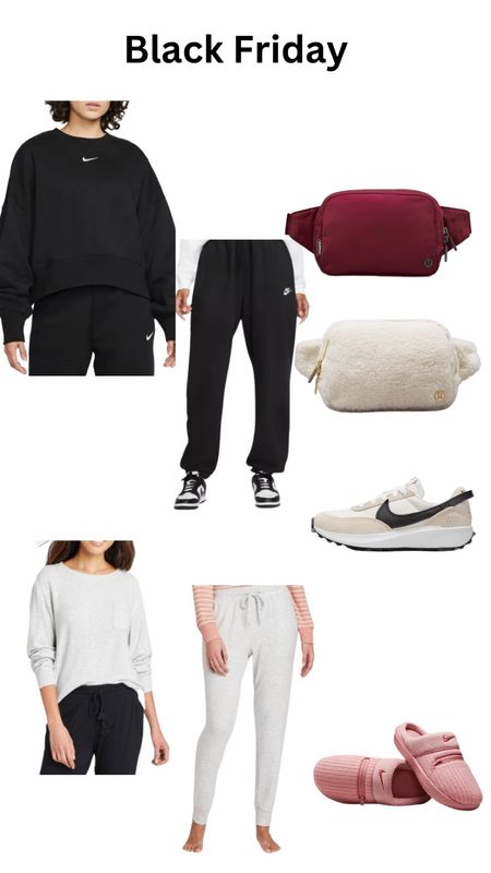Some of my favorite Black Friday finds! I love the 2L size lululemon bag- and have been living in the Phoenix Nike crop! I own 3-4 pairs of the perfectly cozy pjs too! Linking a few different sales- some have extra codes and coupons along with availability. 

#LTKGiftGuide #LTKHoliday #LTKCyberWeek