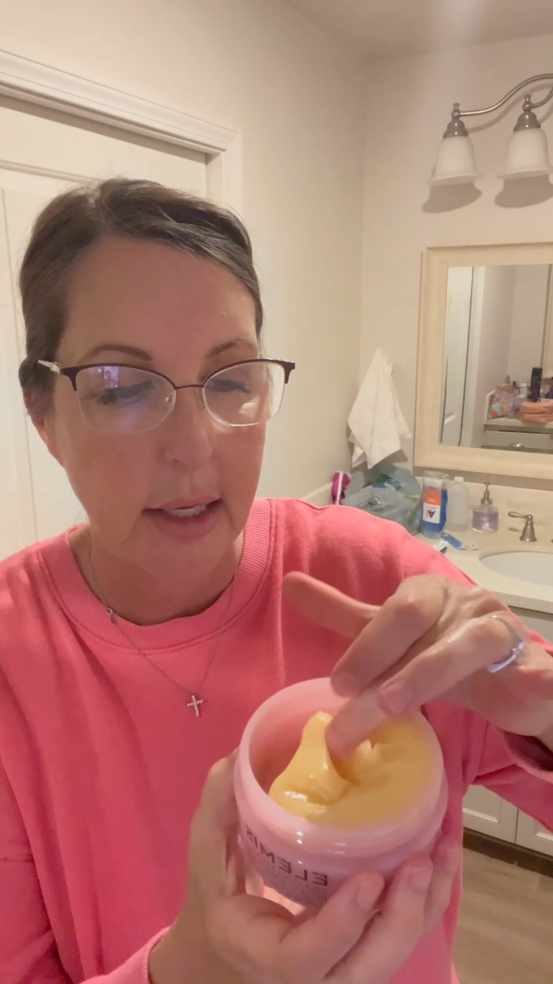 Part 1 of my nighttime facial routine
Elemis  Pro Collagen Cleansing Balm
54 years old
Anti-aging skincare
Makeup remover
Cleanser


#LTKBeauty #LTKOver40