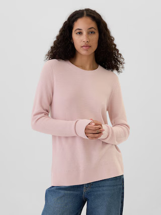 Textured Crewneck Sweater | Gap Factory